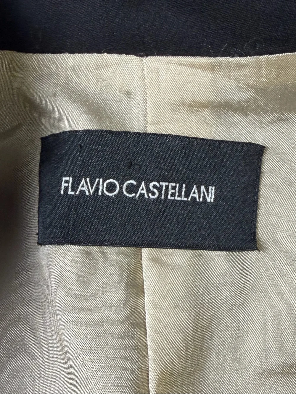 Flavio Castellani Classic Black Italian Tailored Women's Blazer - Slim Fit